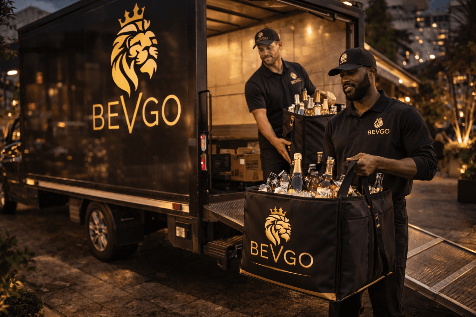 Bevgo team handling active fulfillment loading