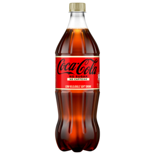 Coca-Cola No Sugar No Caffeine - 12-Pack Of 1L Bottles