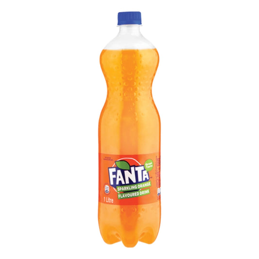 Fanta Orange - 12-Pack of 1L Bottles