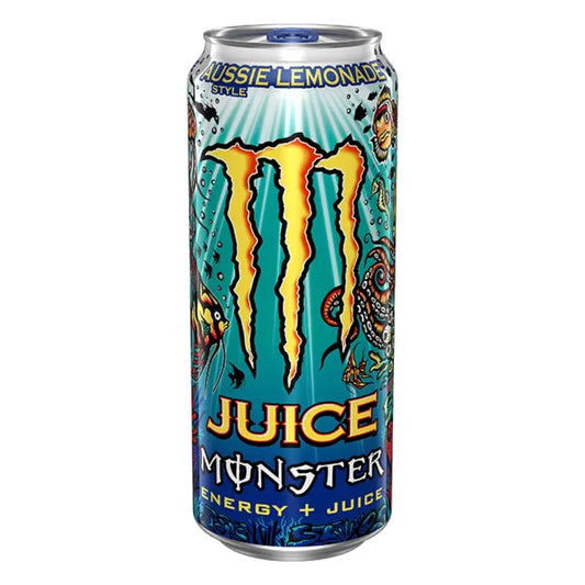 Monster Energy Juice Aussie Style Lemonade - 24-Pack of 500ml Cans