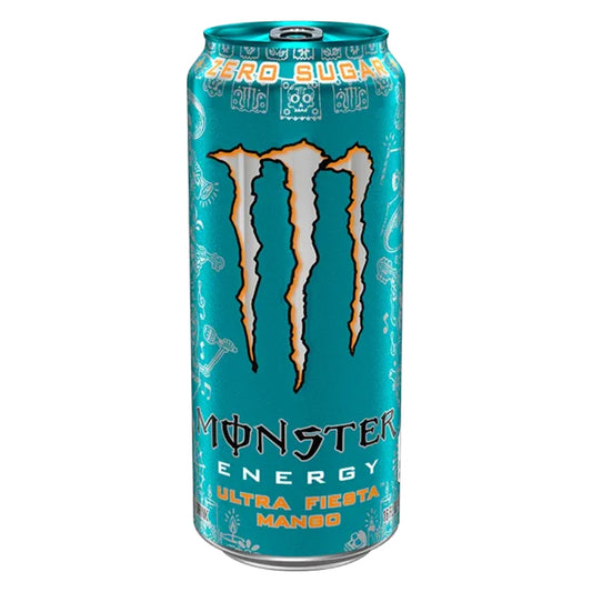 Monster Energy No Sugar Ultra Fiesta Mango - 24-Pack of 500ml Cans