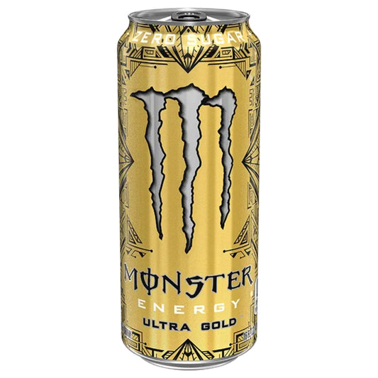 Monster Energy No Sugar Ultra Gold - 24-Pack of 500ml Cans