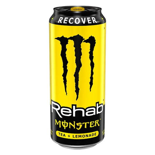 Monster Energy Rehab Tea and Lemonade - 24-Pack of 500ml Cans