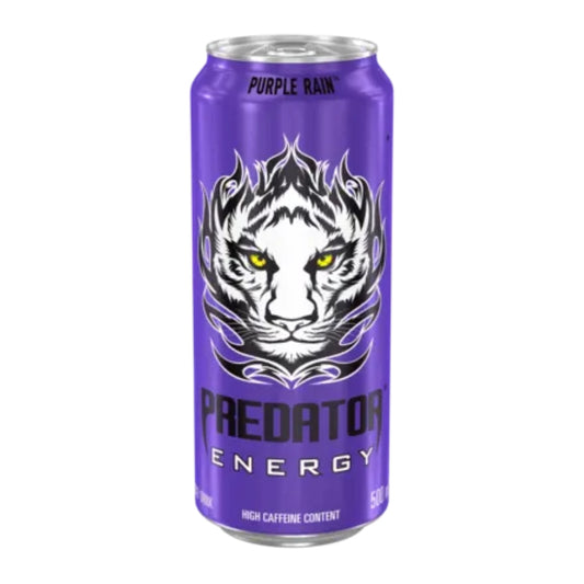 Predator Energy Drink Purple Rain - 24-Pack of 500ml Cans