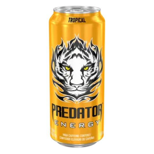 Predator Energy Drink Tropical - 24-Pack of 500ml Cans