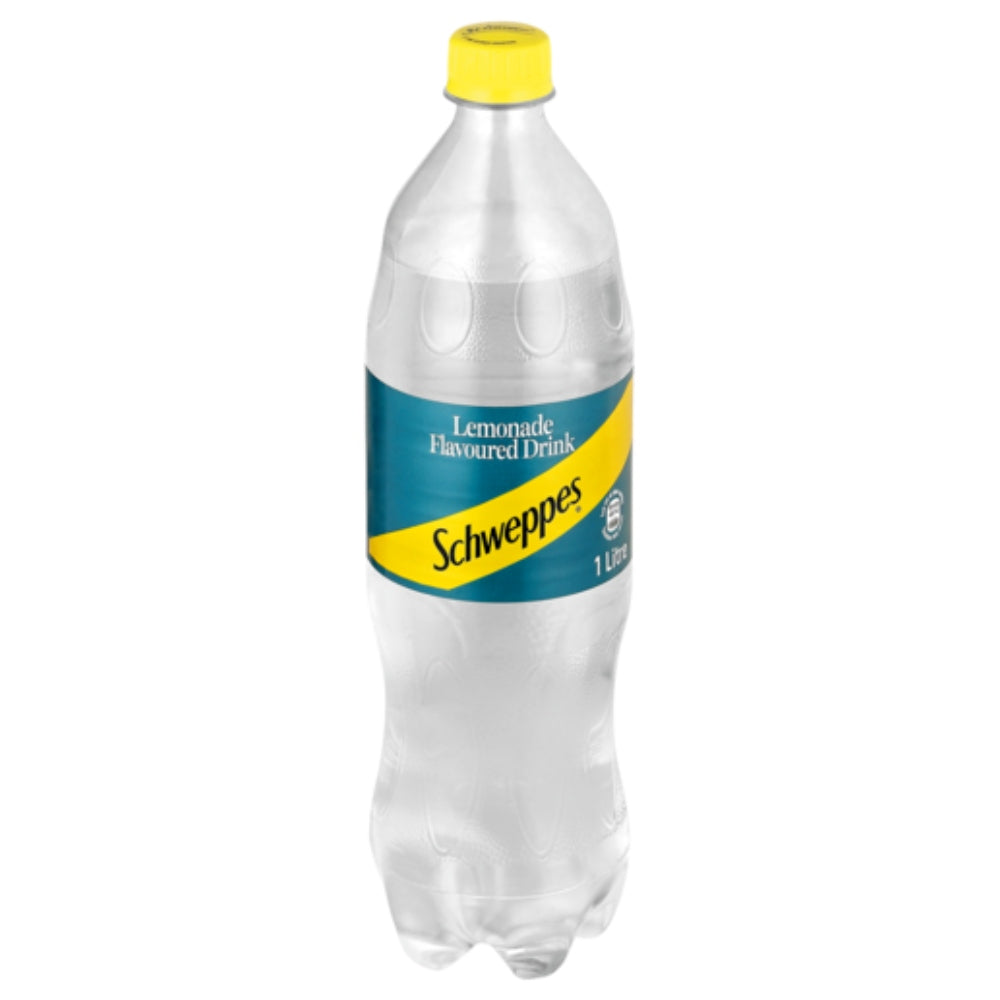 Schweppes Lemonade - 12-pack of 1L Bottles