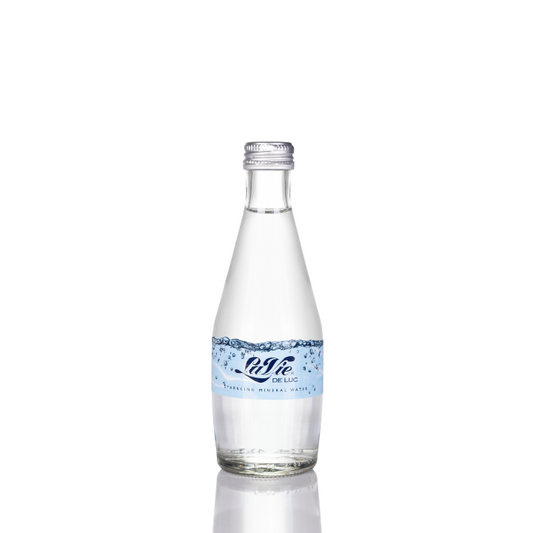 La Vie De Luc Sparkling Water - 24-Pack of 250ml Glass Bottles