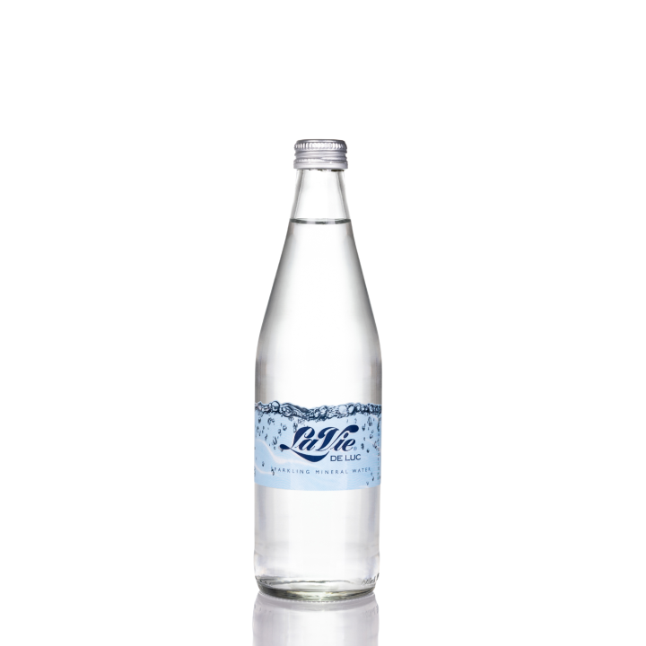 La Vie De Luc Sparkling Water - 24-Pack of 440ml Glass Bottles