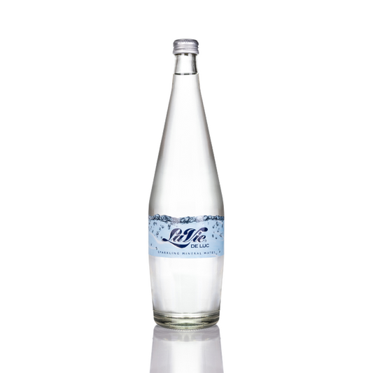 La Vie De Luc Sparkling Water - 12-Pack of 750ml Glass Bottles