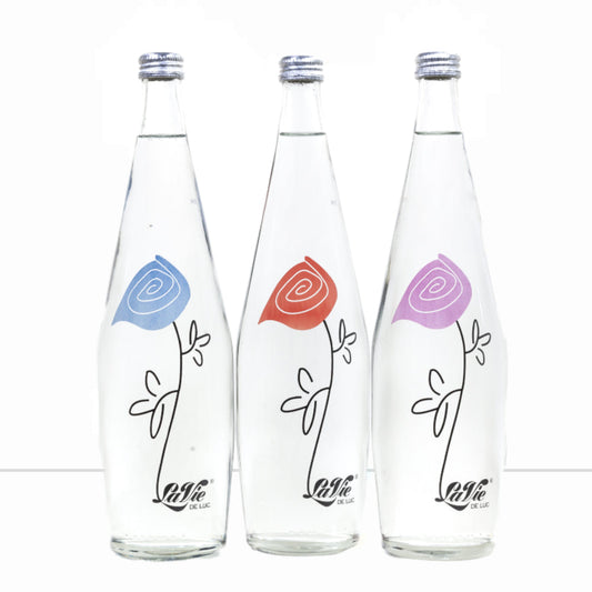 La Vie De Luc Sparkling Emotions Range - 12-Pack of 750ml Glass Bottles